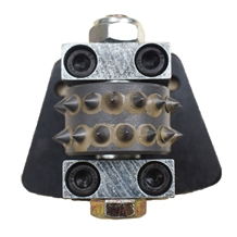 M6 Threaded Trapezoid Bush Hammer Roller