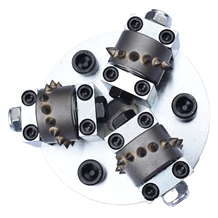 The 125mm Double Plates Lichi Rotary Bush Hammer