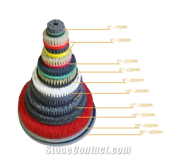Circular Silicon Carbide Brush