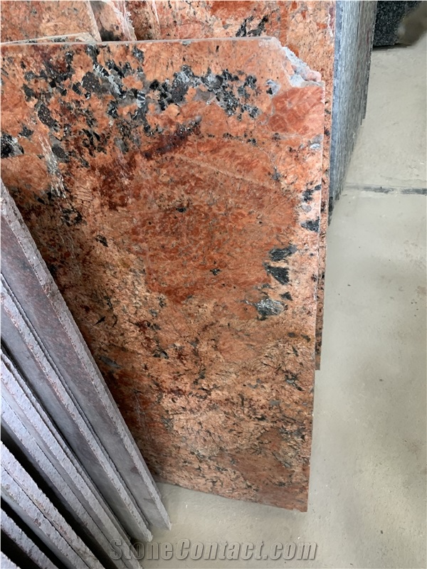 Alaska Red Granite Slabs