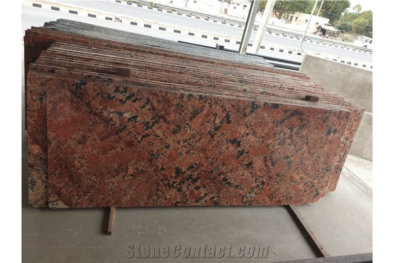 Alaska Red Granite Slabs
