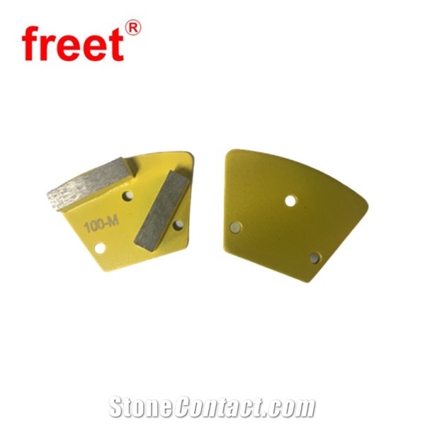 Trapezoid Concrete Floor Diamond Grinding Segments