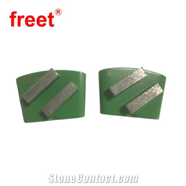Trapezoid Concrete Floor Diamond Grinding Segments