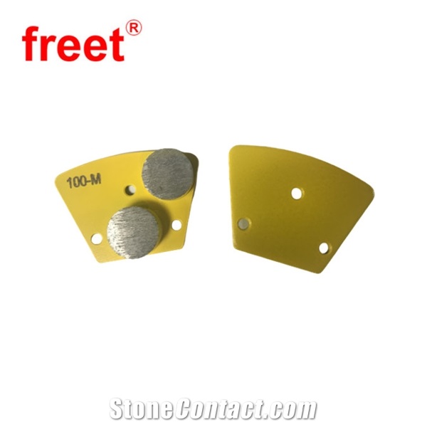 Trapezoid Concrete Floor Diamond Grinding Segments