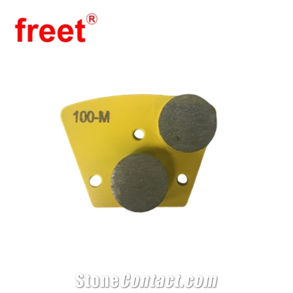 Trapezoid Concrete Floor Diamond Grinding Segments