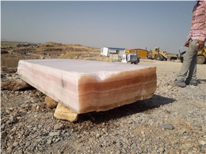 Persian Pink Onyx Block, Iran Pink Onyx