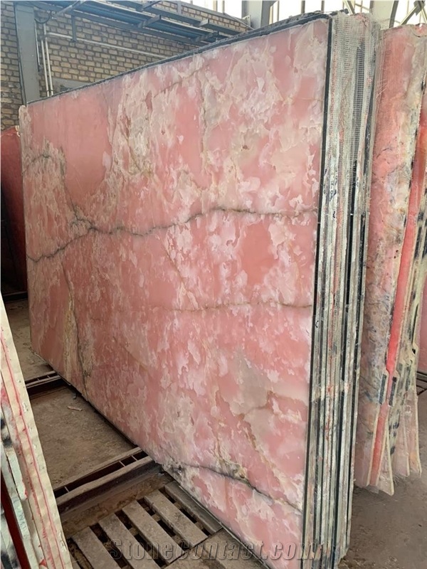 Pink Onyx Slab