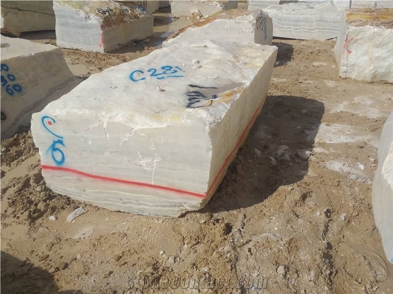 Pure White Onyx Blocks
