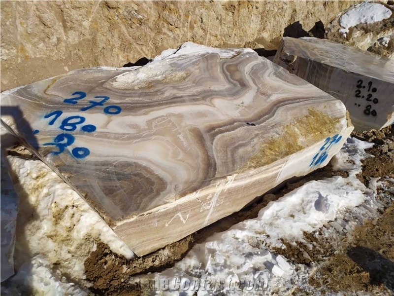 Smoky Grey Onyx Slabs, Iran Grey Onyx