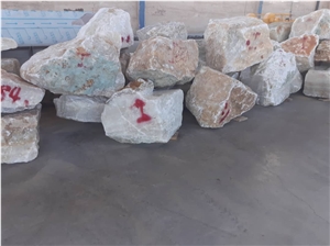 White Onyx Unshaped Block, Iran White Onyx Block