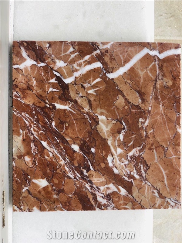 Epidavros Red Marble Tiles and Slabs, Epidauros Red Marble