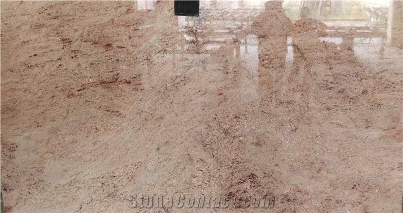 Ivory Brown Granite Slabs