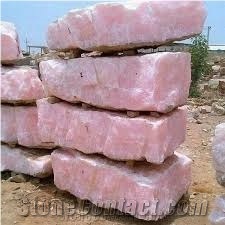 Afghan Pink Onyx Blocks