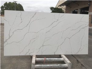 Snow White Quartz Slab, Quartz Surface