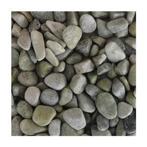 Chinese Gs-011 Yellow Green Pebble Ball Stone