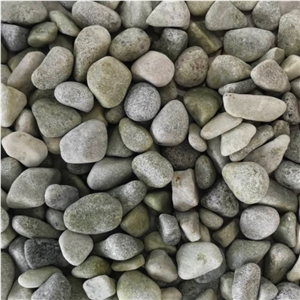 Chinese Gs-011 Yellow Green Pebble Ball Stone