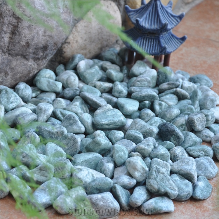 Good Quality Gs-005 Green Pebble Ball Stone