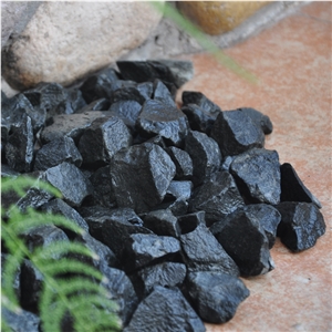 Good Quality Gs-008 Basalt Black Gravel Stone