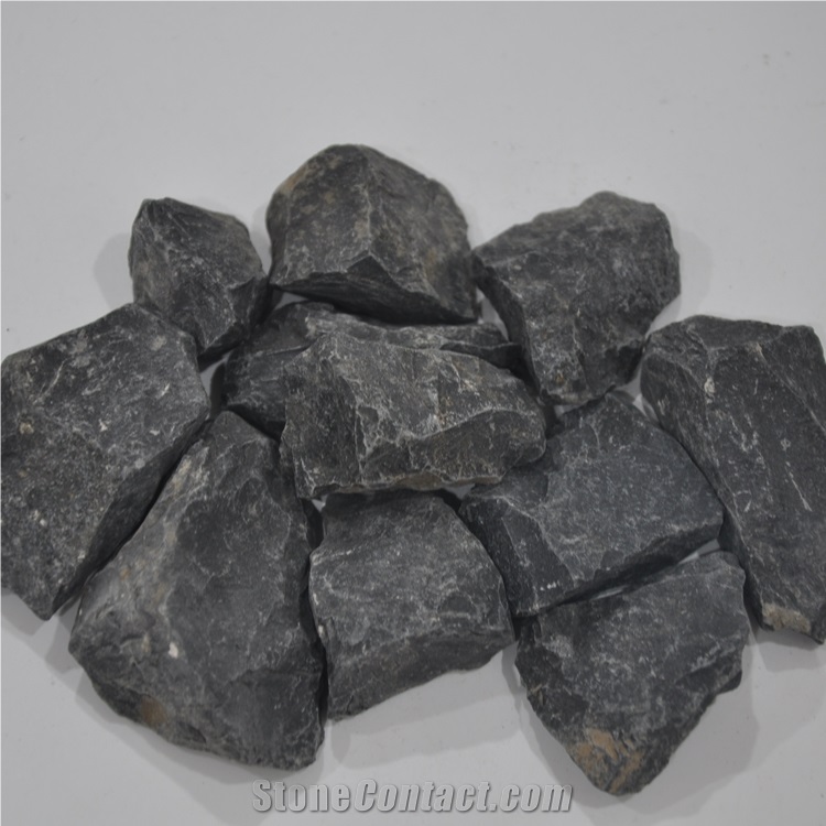 Good Quality Gs-008 Basalt Black Gravel Stone