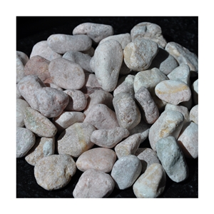 High Quality Gs-009 Pink Pebble Ball Stone