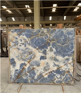 Onyx Sky Blue Slabs