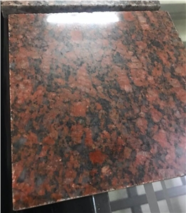 Indipure Red Granite Blocks, Ruby Red Granite Block