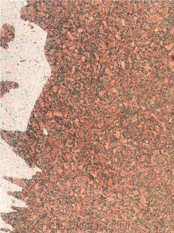 Indipure Red Granite Blocks, Ruby Red Granite Block