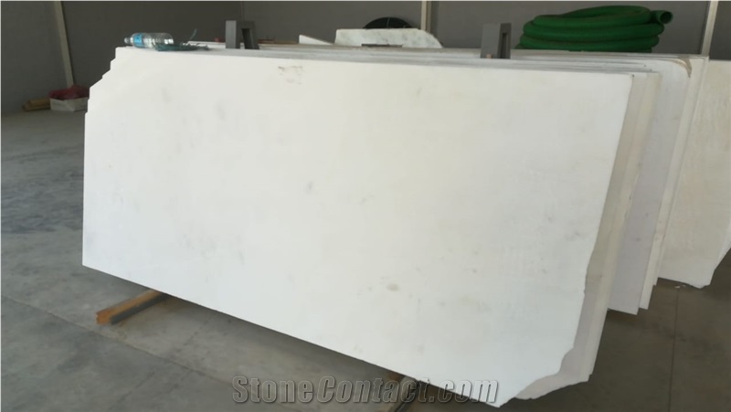 Pearl White Marble Slabs