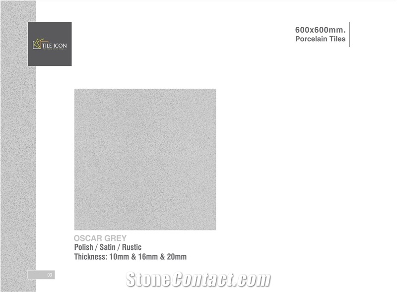 Oscar Grey Ceramic Tiles