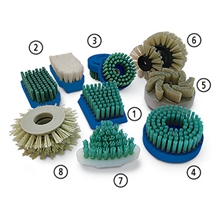 Diamond Brushes 3cs Satin Stone Abrasive Brushes