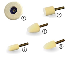 Fels for Polishing with Shaft