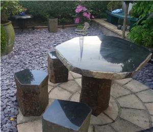 Kutsunigi Granite Small Blocks for Landscaping Stones, Stone Outdoor Furniture