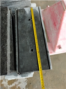 Wall Roof Black Bazalt Stone Roof Tile