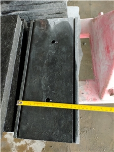 Wall Roof Black Bazalt Stone Roof Tile