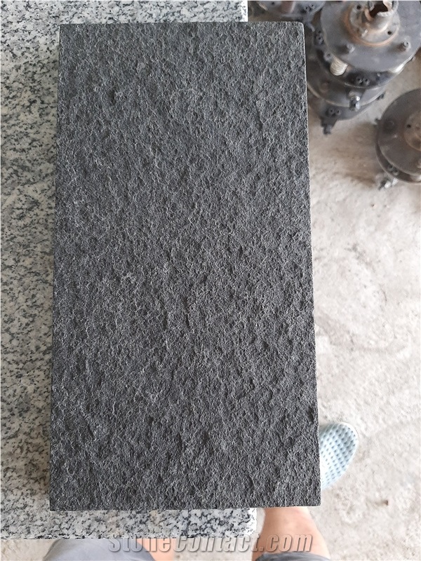 Wall Roof Black Bazalt Stone Roof Tile