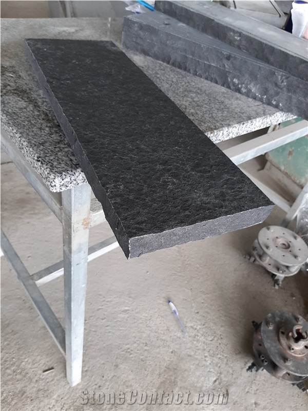 Wall Roof Black Bazalt Stone Roof Tile