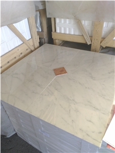 Bianco Carrara Marble Floor Tiles
