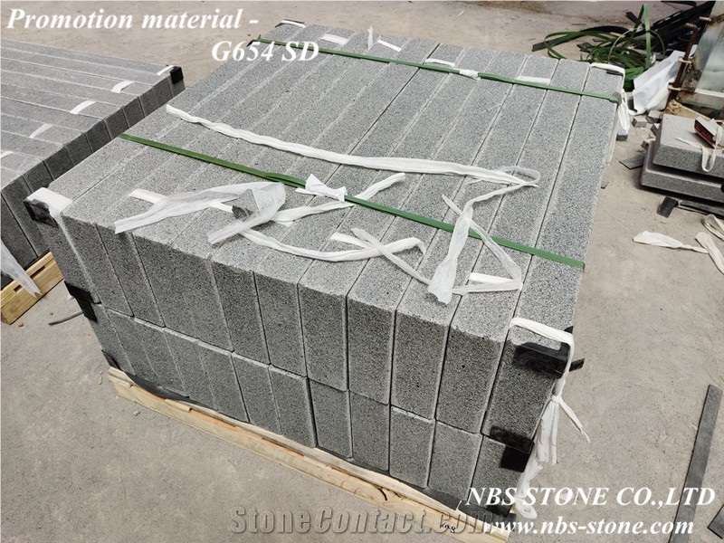 Sd G654 / New G654 Grey Granite Flamed Tiles