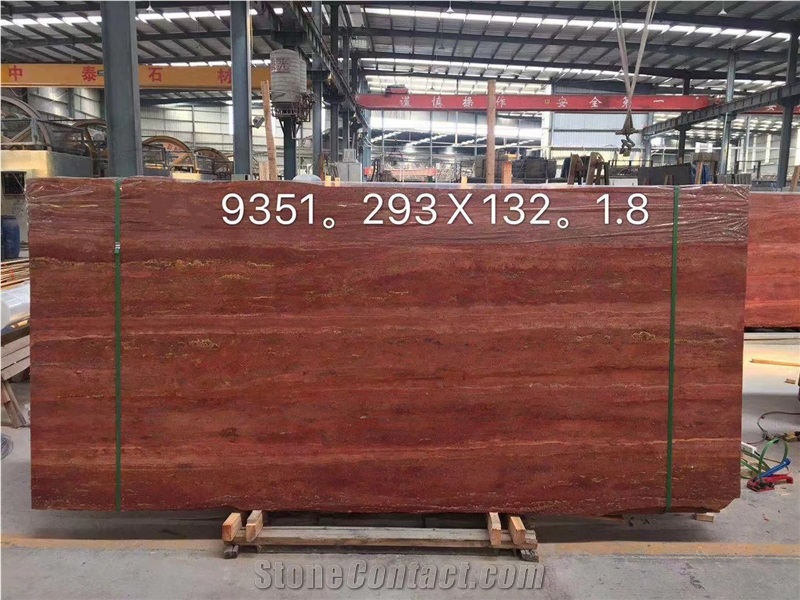 Red Travertine for Wall and Floor Tile