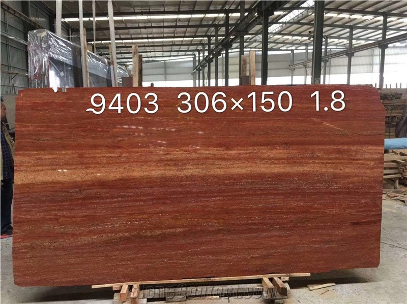 Red Travertine for Wall and Floor Tile