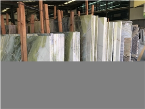 Fantasy Ocean Green Wave Marble Slab Factory Price
