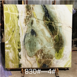 Paradise Jade Fantasy Marble Wall Panel Tile / Kitchen Slab