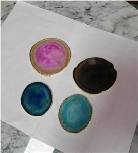 Semiprecious Stone Cup Tray / Pestles Custom Design