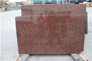 Africa Rosso Red Granite Slab / Cut to Size Floor Tiles