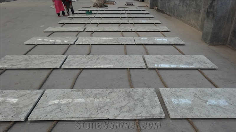 Bianco Andromeda White Granite Kitchen Countertop