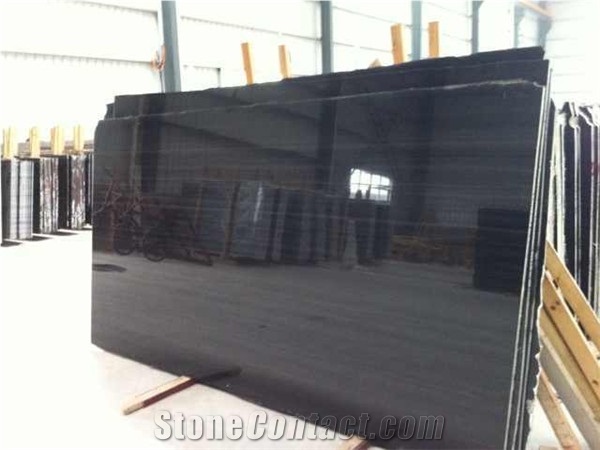 Black Armani Wood Grain Marble Slab Cross Cut