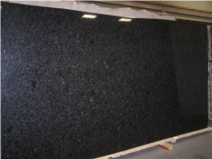 Black Pearl Granite Slab, India Nero Stone Flooring Tile