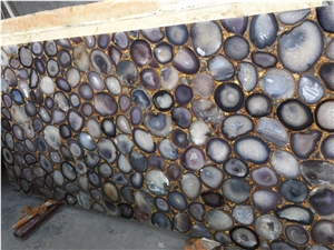 Brazil Lilac Natural Semiprecious Agate Stone Slab Brazil Lilac Natural Semiprecious Agate Stone Slab