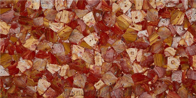 Brown Coral Seashell Khaki Agate Stone Slab,Gemstone