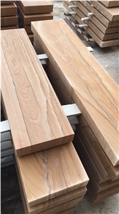 China Rainbow Sandstone Deck Stair / Block Steps / Threshold